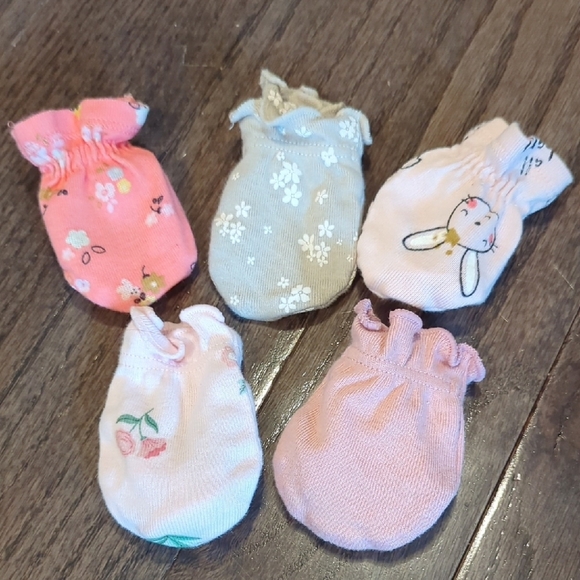 Baby Mittens‎ Set (5) - Picture 1 of 2
